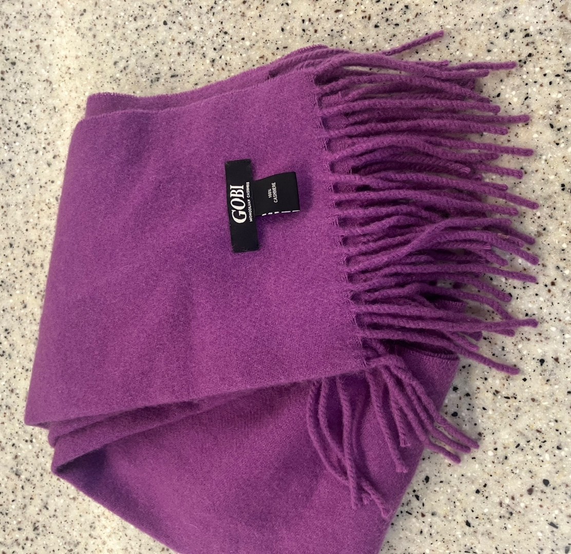 26년 1월 보라색 목도리